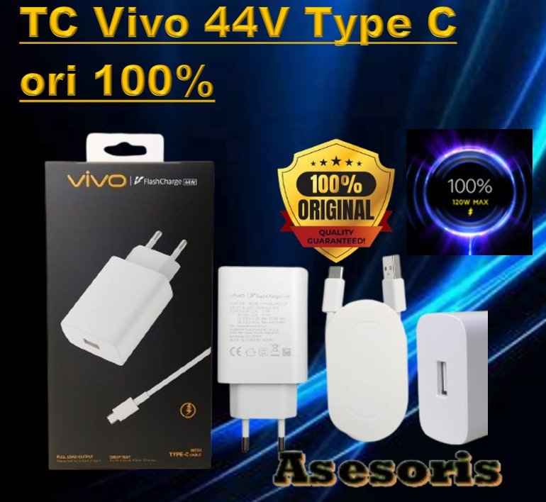 TC Vivo 44V Ori 100% Type C [ Harga Bisa Chat Ke Marketing Langsung ] 