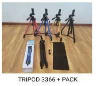 Tripod 3366 + Pack 4 Warna 